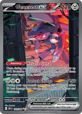 Genesect ex (Black Bolt 169/086)